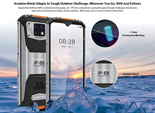 Smartphone 128GB OUKITEL WP6 (2020), IP68 Outdoor