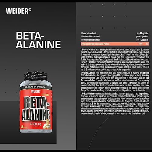 Beta-Alanin Weider Beta Alanin Kapseln hochdosiert