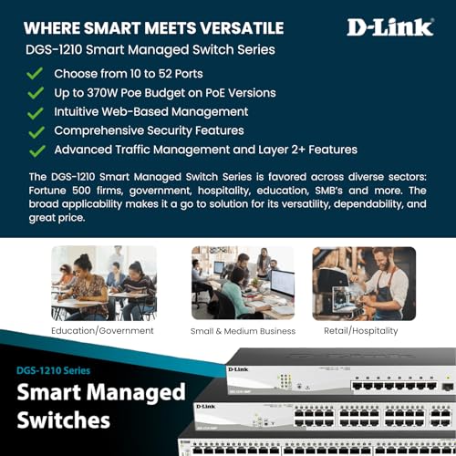 D-Link-Switch D-Link DGS-1210-26 gemanaged L2 Gigabit