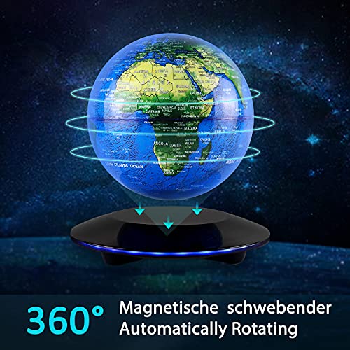 Schwebender Globus JOWHOL Magnetische mit 6 Zoll Beleuchteter Globus