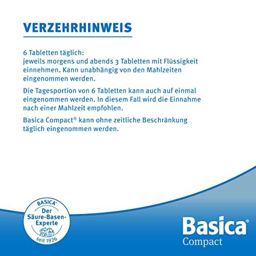 Sodbrennen-Tabletten Basica Compact Basische Tabletten