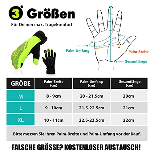 Langlauf-Handschuhe HIKENTURE Winterhandschuhe, wasserdicht