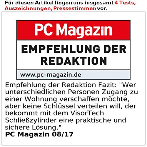 Schließzylinder VisorTech Türschloss: Elektronischer Tür-