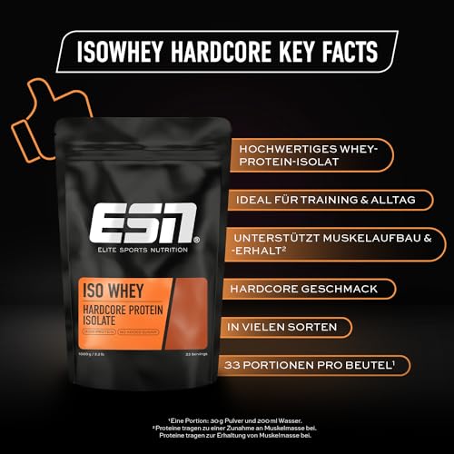 ESN-Proteinpulver ESN, IsoWhey Hardcore Proteinpulver