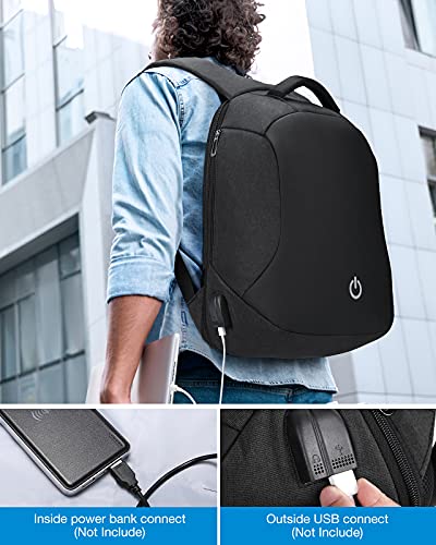 Anti-Diebstahl-Rucksack HOMIEE Anti Diebstahl Laptop Rucksack mit USB