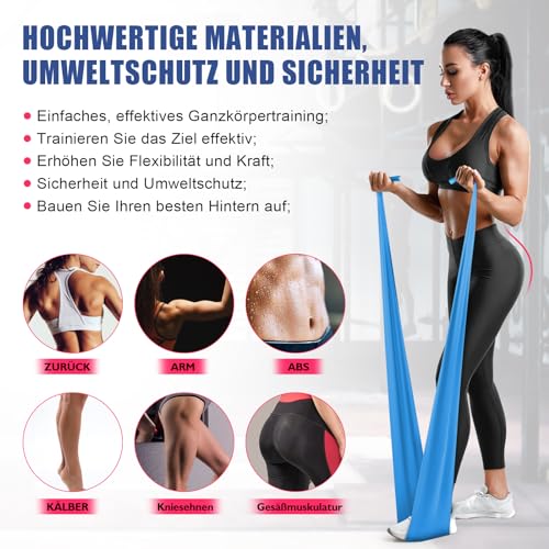 Fitnessband HPYGN Fitnessbänder 3er-Set, Gymnastikband