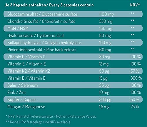 Gelenkkapseln orthobiotix joint formula – mit Glucosamin