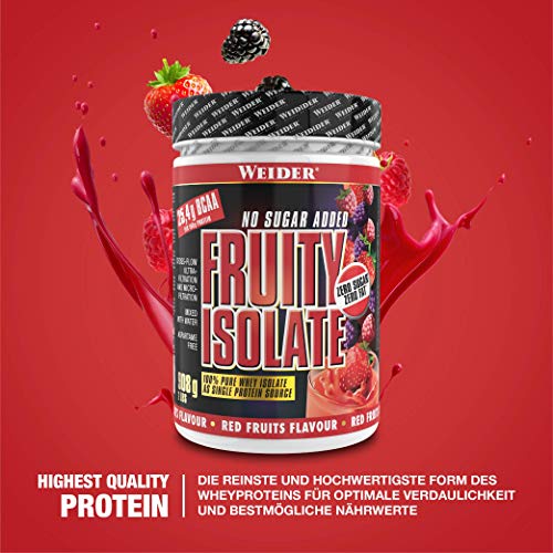 Isolate Protein Weider Proteinpulver Fruit Isolate, Red Fruit