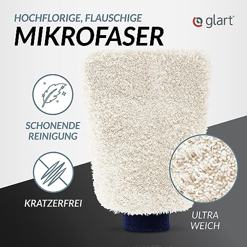 Auto-Waschhandschuh Glart Mikrofaser Waschhandschuh Auto