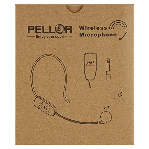 Funkmikrofon PELLOR Wireless UHF Mikrofon, Professionell