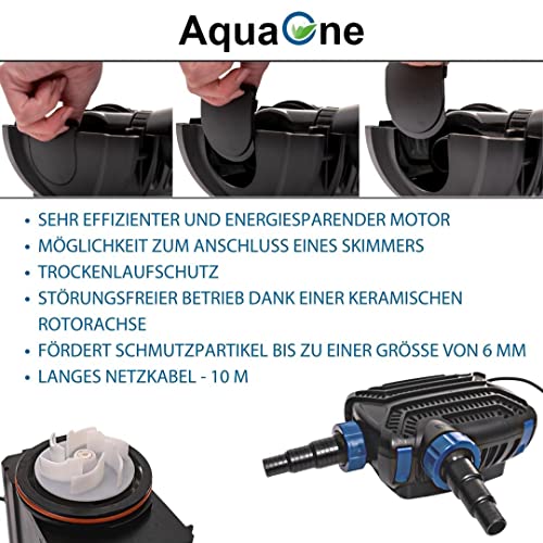 Teichpumpe AquaOne Eco CTF-B 14000 120 Watt 14000l/h