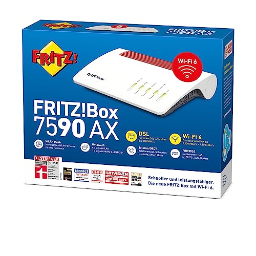 WiFi-6-Router AVM FRITZ!Box 7590 AX, Wi-Fi 6 Router