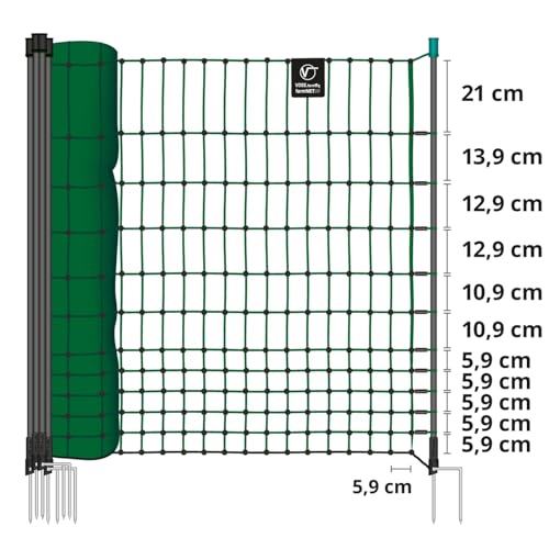 Geflügelnetz VOSS.farming farmNET 50m Hühnerzaun