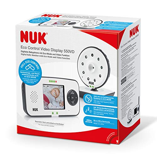 babyphone NUK Eco Control 550VD Digitales , mit Kamera und Video