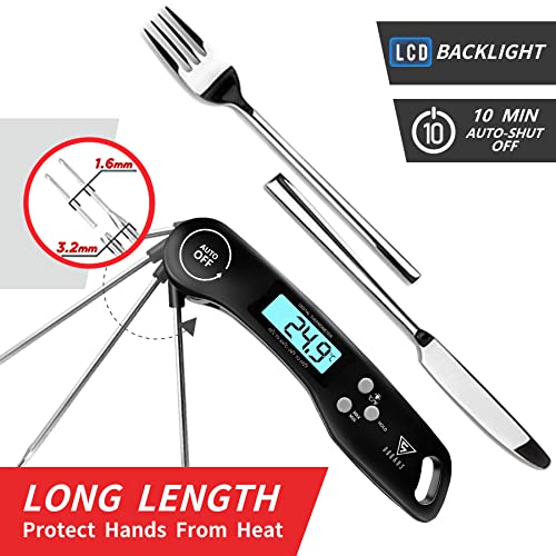 Grillthermometer (Funk) DOQAUS Fleischthermometer Grillthermometer