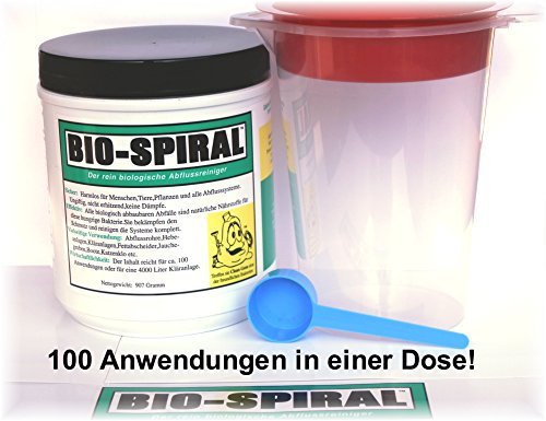 Bio-Abflussreiniger BIO-SPIRAL biologischer Rohrreiniger