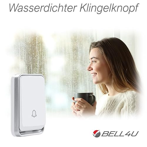 Türklingel-Weiterleitung Bell4U Kabellose Funk Türklingel – Weiss