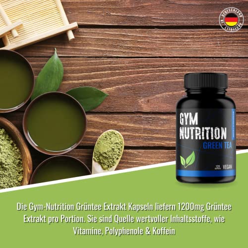 Grüner-Tee-Kapseln Gym Nutrition GREEN-TEA Grüntee-Extrakt