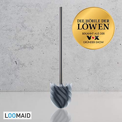Klobürste LOOMAID Silikon WC-Bürste mit Lotuseffekt