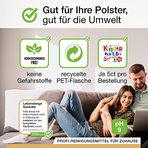 Polsterreiniger BIOHY Spezial (1l Flasche) Konzentrat für Sofas