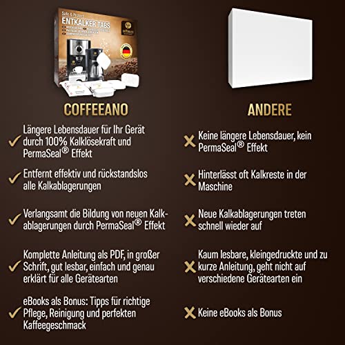 Entkalkungstabletten Kaffeevollautomat Coffeeano 50