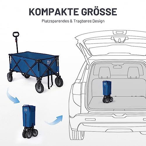 Strandwagen TIMBER RIDGE Bollerwagen Faltbar XXL