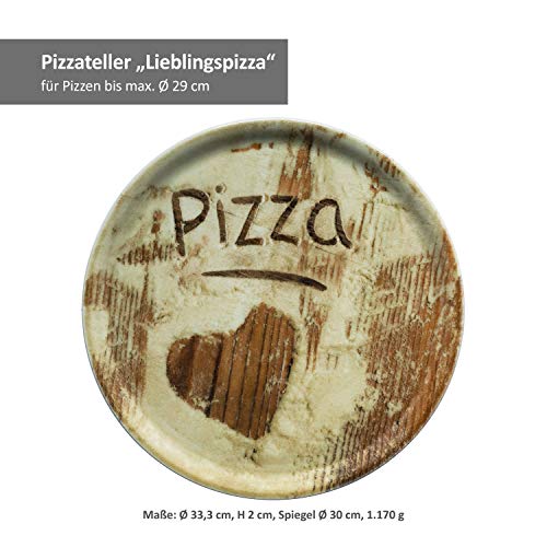 Pizzateller MamboCat, 3er Set Ø 33,3cm Volldekor Motive