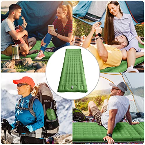 Isomatte (10 cm) WARMTUYO Isomatte Camping Selbstaufblasend