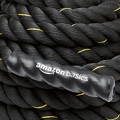 Battle-Rope Amazon Basics Trainingsseil Battle Rope, 12 m x 5 cm