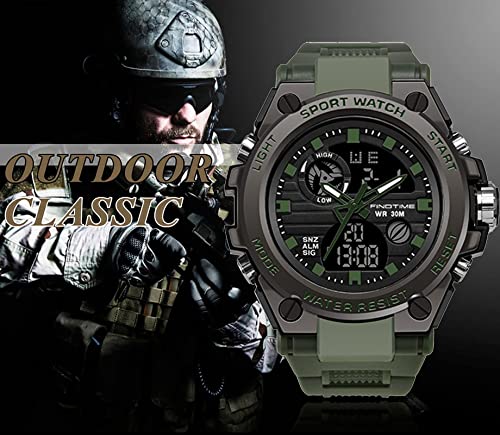 Militäruhr findtime Herren Militär Uhr Digital Sportuhr Outdoor