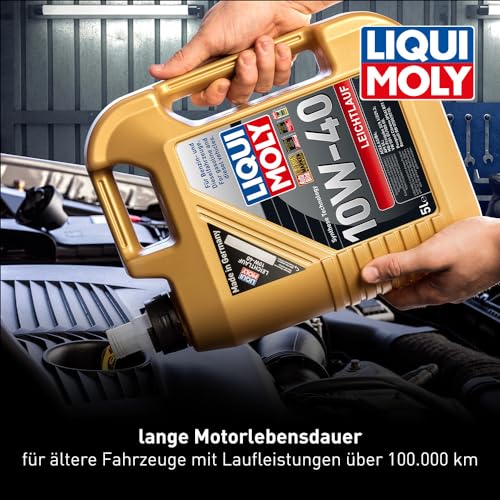 Motoröl 10w40 Liqui Moly Leichtlauf 10W-40, 5 L