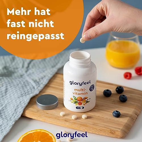 Mineralstoff gloryfeel Multivitamin Hochdosiert, 450 Tabletten