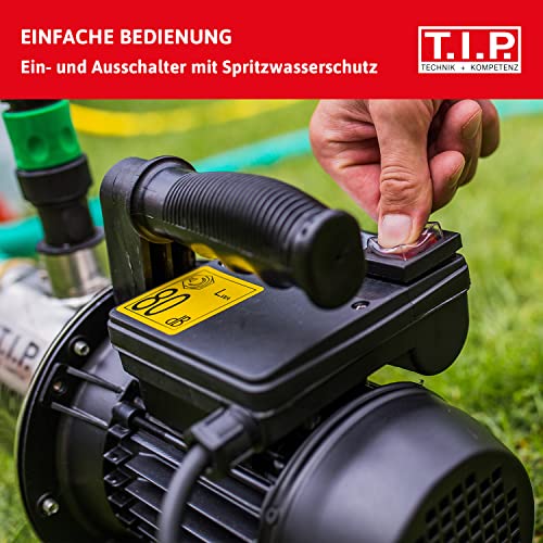 Gartenpumpe T.I.P. Edelstahl, 2.950 l/h Fördermenge, 42 m