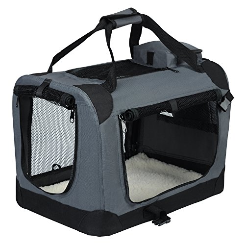 Faltbare Hundebox EUGAD Hundebox 60x42x42cm