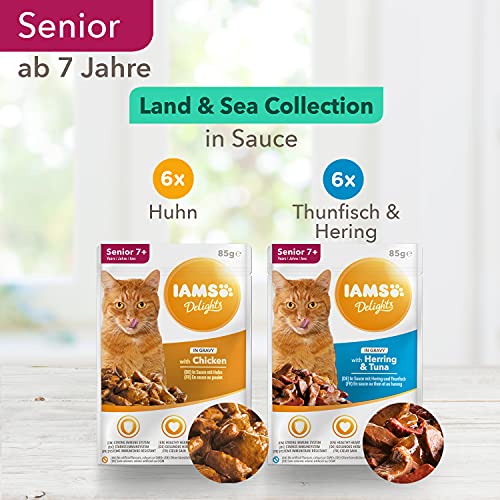 Katzenfutter Senior Iams Delights Senior Katzenfutter Nass