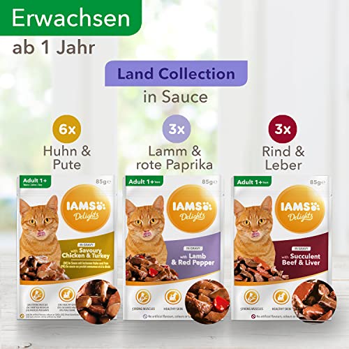 IAMS-Katzenfutter Iams Delights Land Collection, Nass