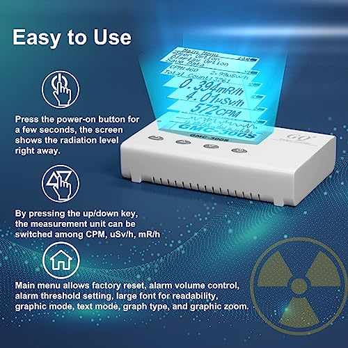 Geigerzähler GQ GMC-300S Digital Nuclear Radiation Detector Monitor