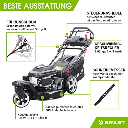 Benzin-Rasenmäher mit Mulchfunktion BRAST ® Benzin