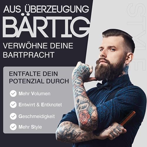 Rundbürste Bart The Beardy Bro ® Männer Bart-Rundbürste