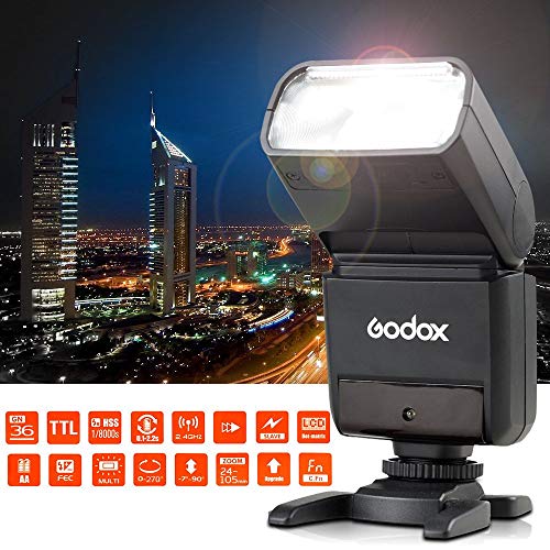 Godox-Blitz GODOX TT350S TTL 2.4G HSS 1 / 8000s GN36 Kamera Flash