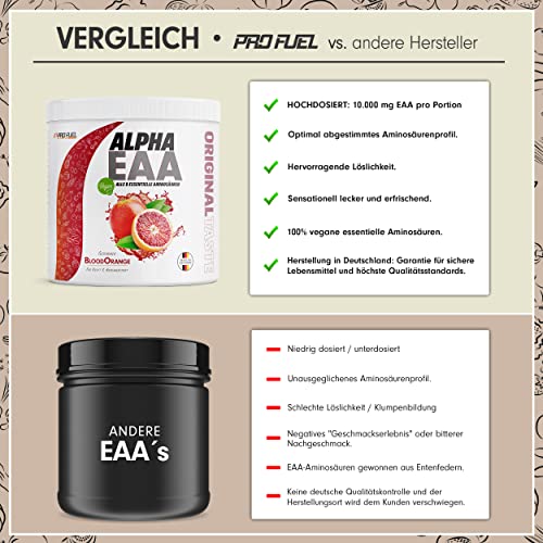 EAA-Pulver ProFuel ALPHA EAA Pulver 462g, Alle 8 essentiellen