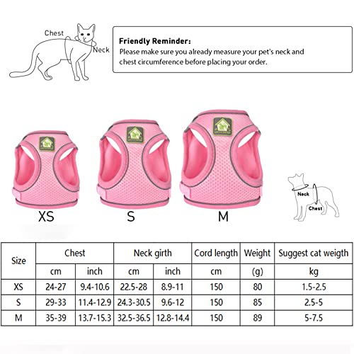 Katzengeschirr Kitten Oursunshine Katzengeschirr Leine Set