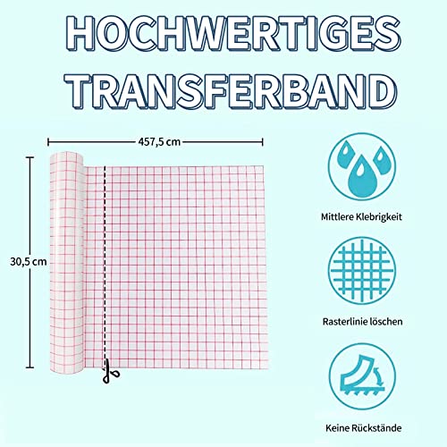 Plotterfolie Lya Vinyl Transferfolie Plotter für 30,5 x 457,5cm