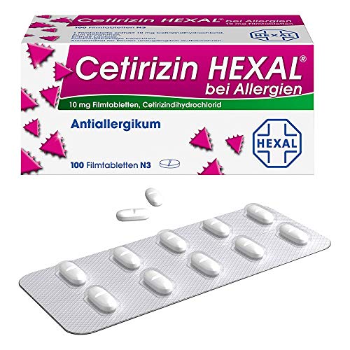 Allergietabletten Hexal Cetirizin bei Allergien, 100 St.