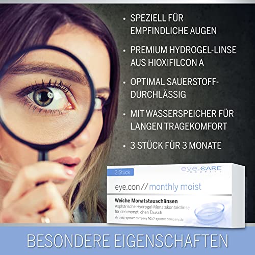 Monatslinsen EYE CARE COMPANY Eye.Con Monthly Moist weiche