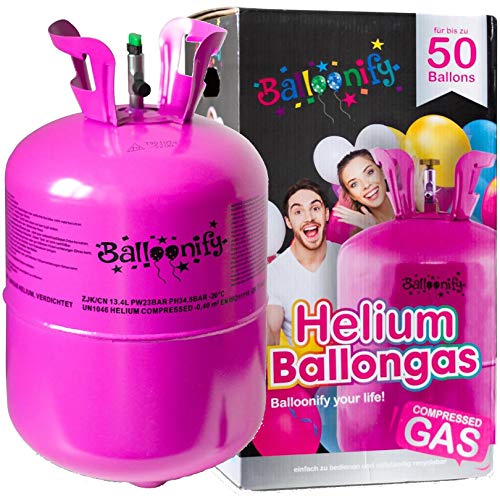 Heliumflasche Carpeta BALLONGAS FÜR 50 Luftballons, 50 Ballons