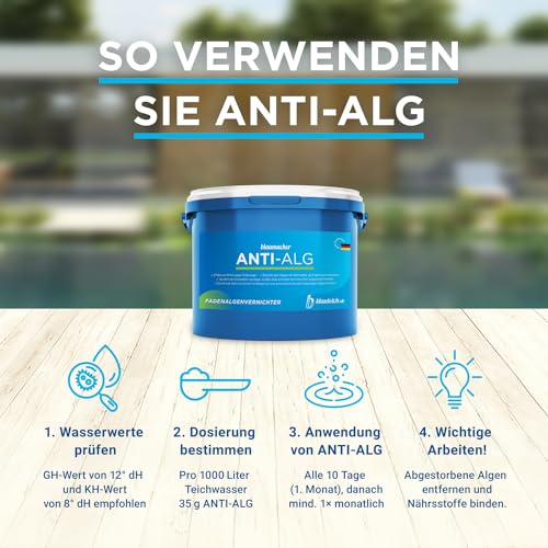 Fadenalgenvernichter BLAUTEICH blaumacher Anti-ALG