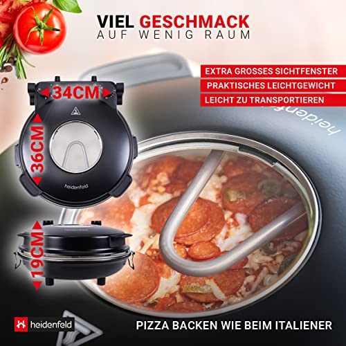 Pizzadom heidenfeld elektrischer Pizzaofen Napoli, 1200 Watt