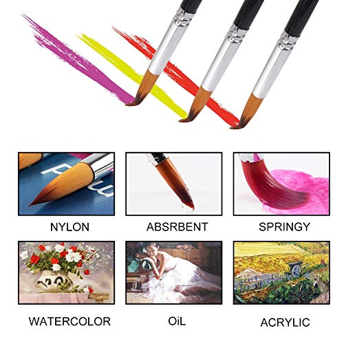 Aquarellpinsel WLOT Pinsel Set für acrylfarben aquarell