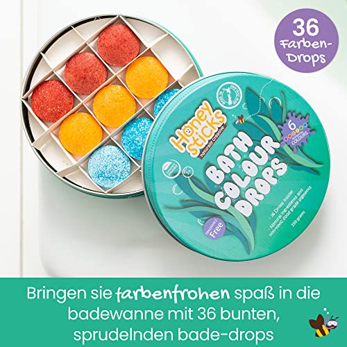 Badezusatz Kinder Honeysticks, Natürliche Badekugeln für Kinder